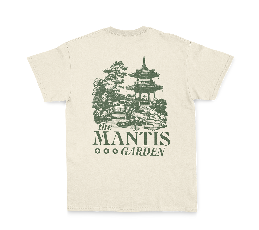 Mantis Garden Tee - Tan